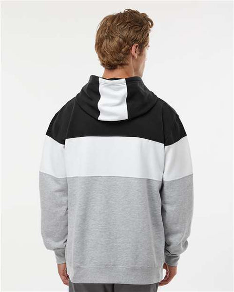 VARSITY FLEECE COLORBLOCK CUSTOMIZABLE HOODED SWEATSHIRT