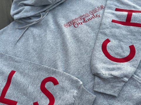 CUSTOMIZED BOLD BACK SPIRIT HOODIE - Adult Sizes