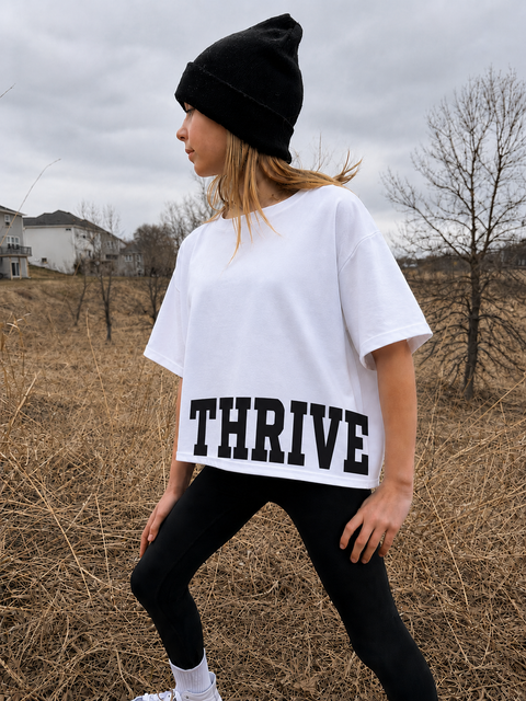 HIP WRAP CROP TEE - CUSTOMIZABLE