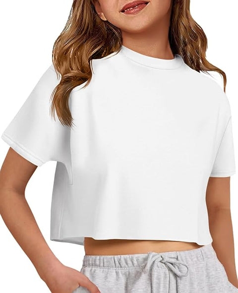 HIP WRAP CROP TEE - CUSTOMIZABLE
