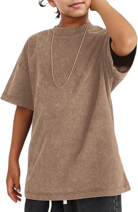 YOUTH OVERSIZED STONEWASHED TEE - Customizable