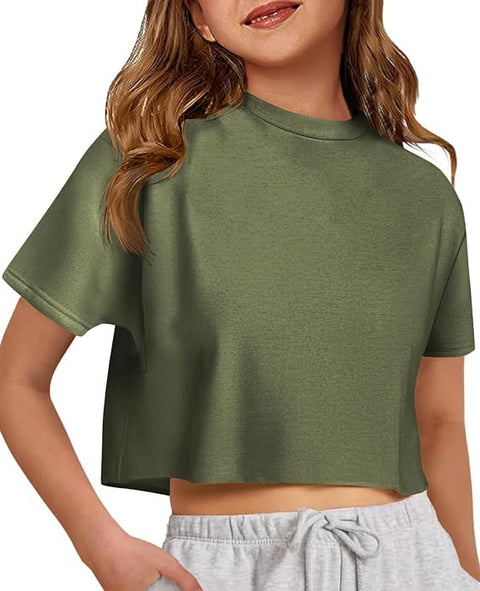 HIP WRAP CROP TEE - CUSTOMIZABLE