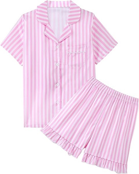SILK SATIN PAJAMA SET - CUSTOMIZED BACK