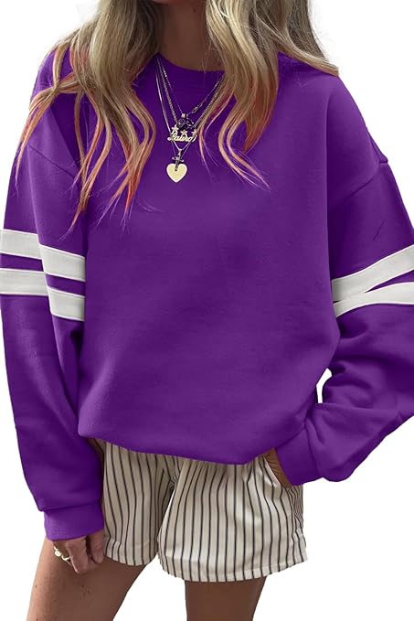 CUSTOMIZABLE VARSITY SCHOOL SPIRIT DROP SHOULDER SWEATSHIRT