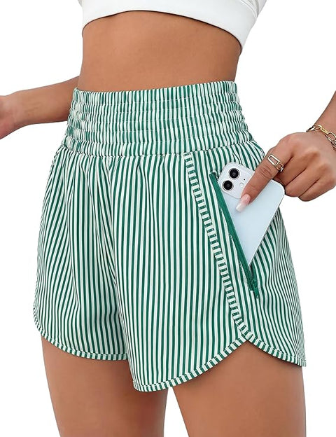 ADULT PLAID RUNNING SHORTS - CUSTOMIZABLE