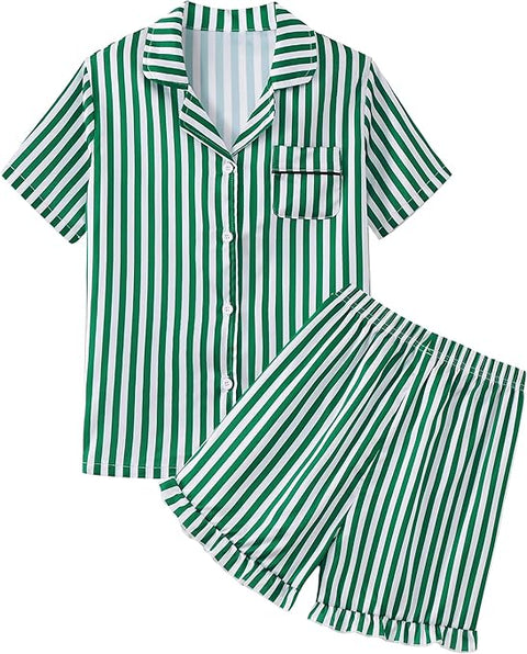 SILK SATIN PAJAMA SET - CUSTOMIZED BACK