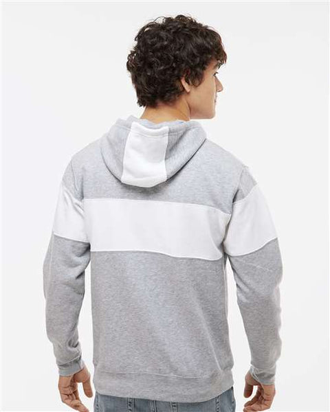 VARSITY FLEECE COLORBLOCK CUSTOMIZABLE HOODED SWEATSHIRT