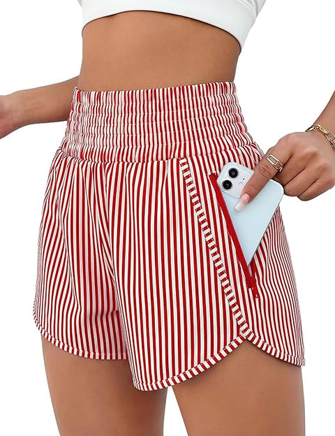 ADULT PLAID RUNNING SHORTS - CUSTOMIZABLE