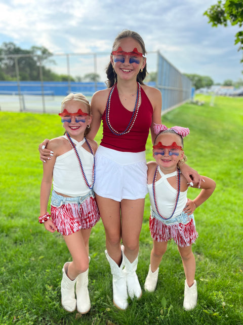 CUSTOMIZED FRINGE SHORTS