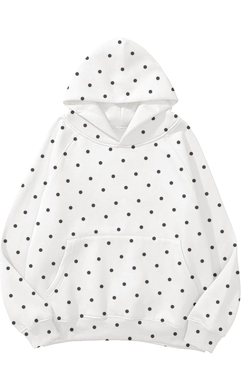 CUSTOMIZED POLKA DOT HOODIE