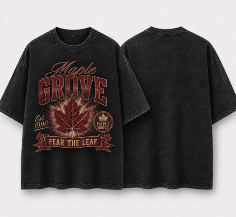 VINTAGE MAPLE GROVE T-SHIRT