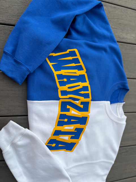 TWO COLOR/SPLIT CREW