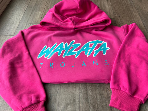 CUSTOMIZED PINK DRIPPY HOODIE