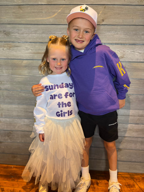 SUNDAYS ARE FOR THE GIRLS CROPPED CREW