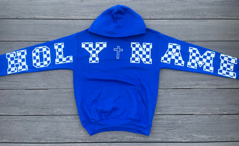 CUSTOMIZABLE CHECKERED HOODIE