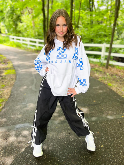 CUSTOMIZABLE CHECKERED HOODIE