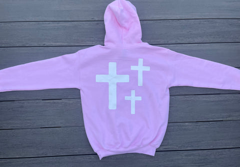THREE CROSS HOODIE