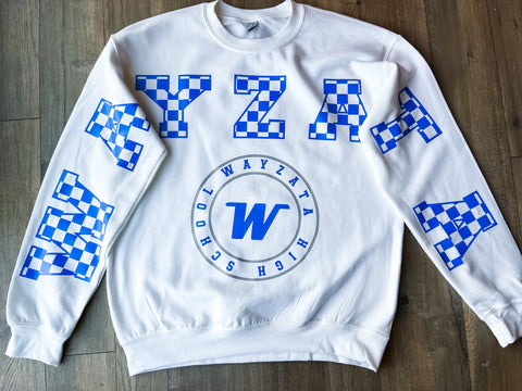 CUSTOMIZED CHECKERED CREW