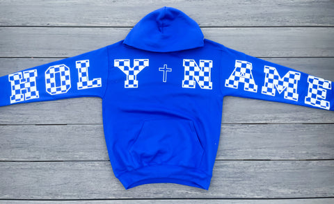CUSTOMIZABLE CHECKERED HOODIE