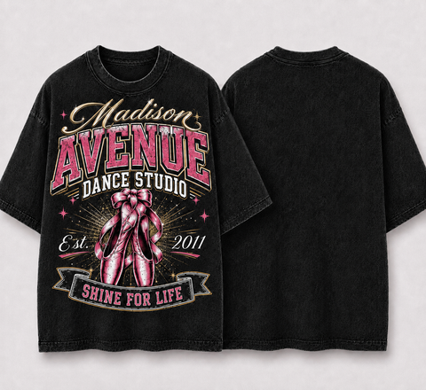 MADISON AVENUE DANCE STUDIO VINTAGE TEE