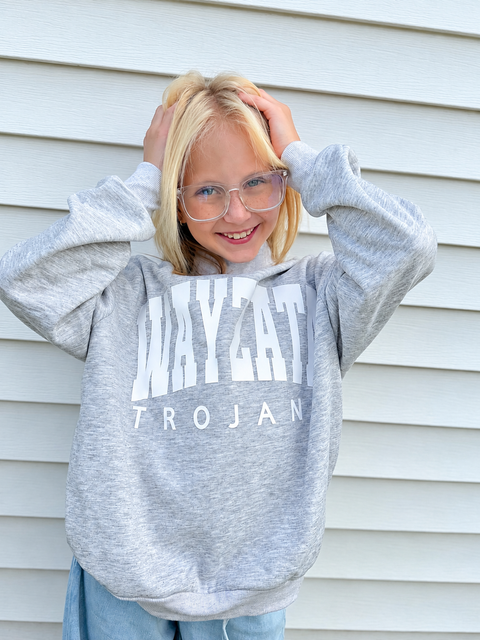 CUSTOMIZABLE MOCK TURTLENECK SWEATSHIRT - YOUTH