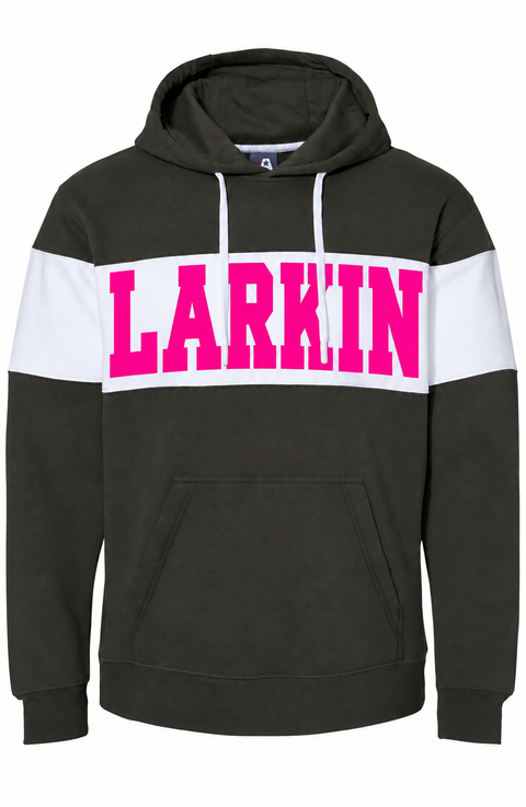 VARSITY FLEECE COLORBLOCK CUSTOMIZABLE HOODED SWEATSHIRT