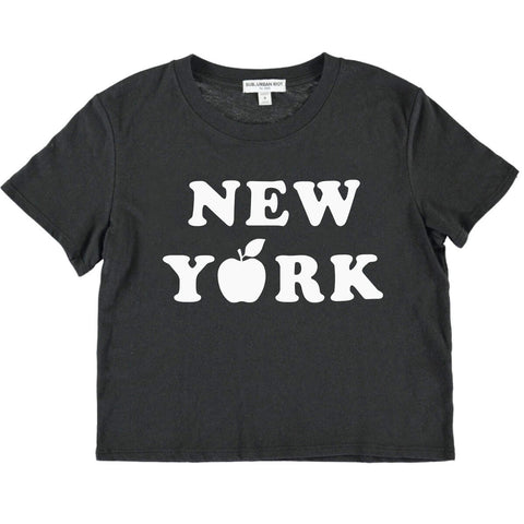 NEW YORK BOXY CROP TEE