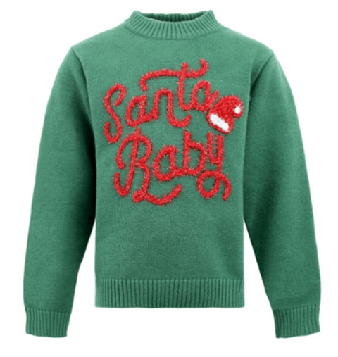 SANTA BABY FESTIVE SWEATER