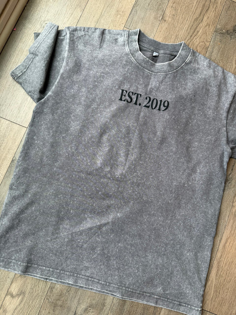 YOUTH OVERSIZED STONEWASHED TEE - Customizable