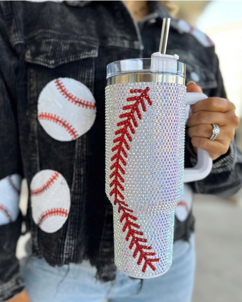 CRYSTAL BASEBALL TUMBLER