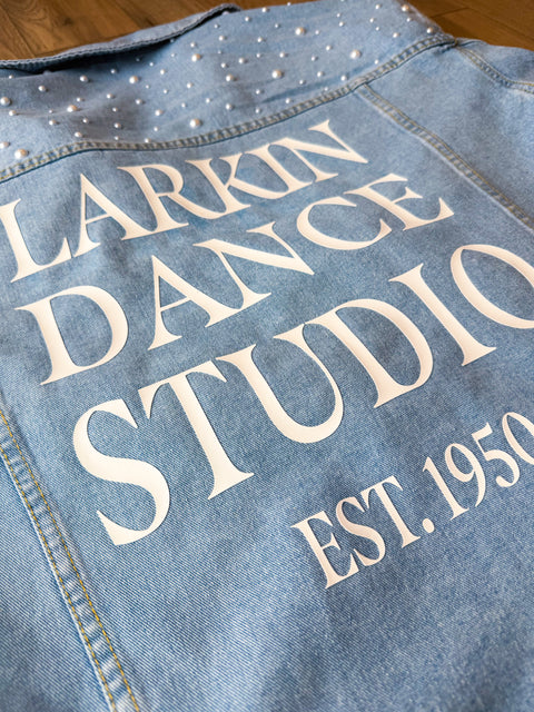ADULT CUSTOMIZED (PEARL) DENIM JACKET - PEARLS OPTIONAL
