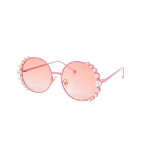 ROUND PEARL SUNGLASSES