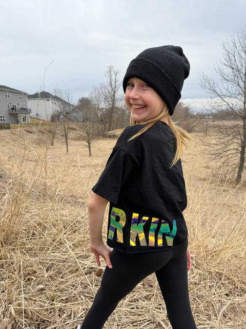 YOUTH HIP WRAP CROP TEE - CUSTOMIZABLE