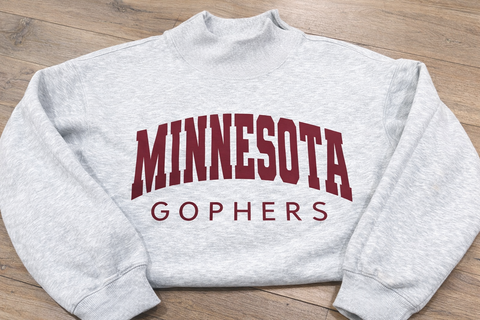 CUSTOMIZABLE MOCK TURTLENECK SWEATSHIRT