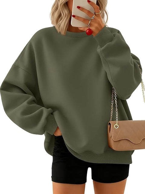 Customized Oversized Crew Sweatshirt