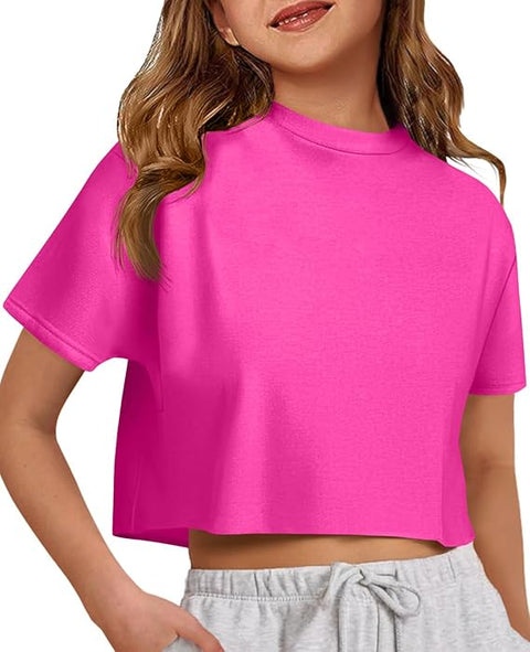 HIP WRAP CROP TEE - CUSTOMIZABLE