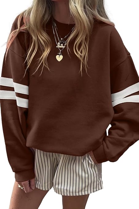 CUSTOMIZABLE VARSITY SCHOOL SPIRIT DROP SHOULDER SWEATSHIRT