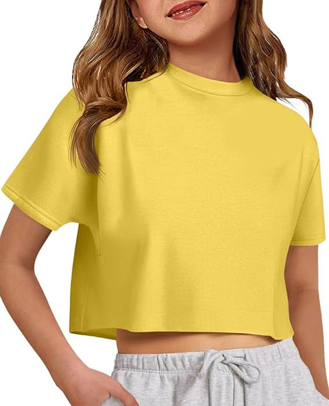 HIP WRAP CROP TEE - CUSTOMIZABLE