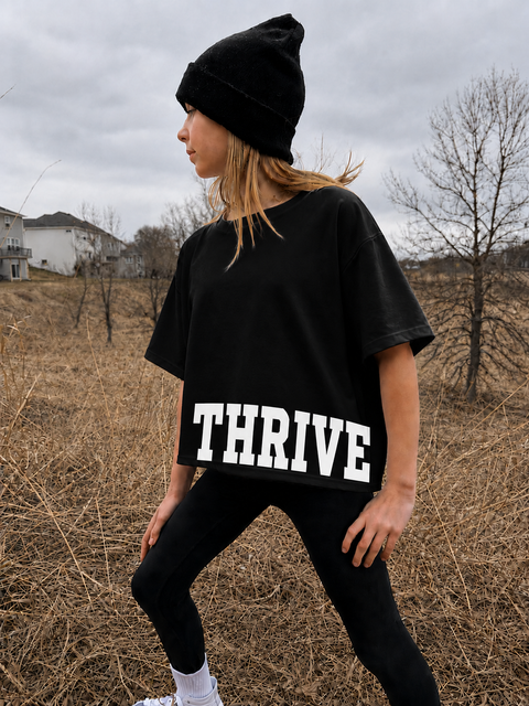 HIP WRAP CROP TEE - CUSTOMIZABLE