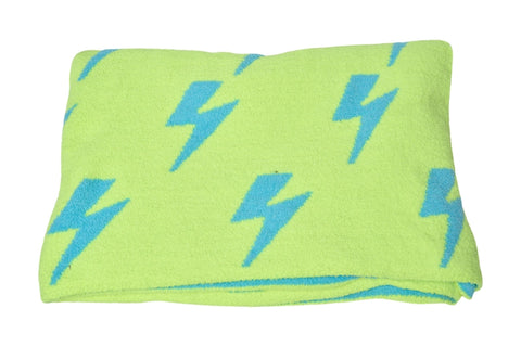 SMILEY & LIGHTNING PLUSH THROW BLANKETS