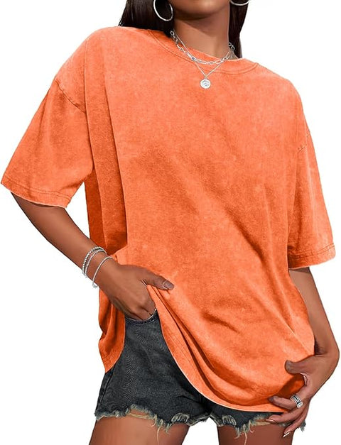 ADULT OVERSIZED STONEWASHED TEE - Customizable