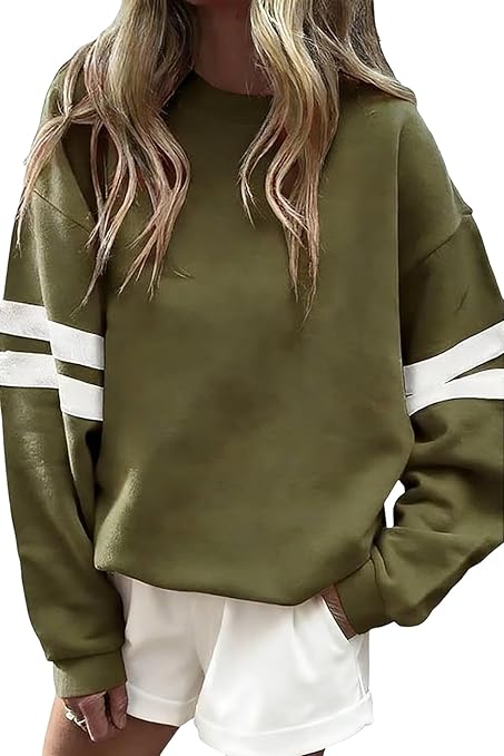 CUSTOMIZABLE VARSITY SCHOOL SPIRIT DROP SHOULDER SWEATSHIRT