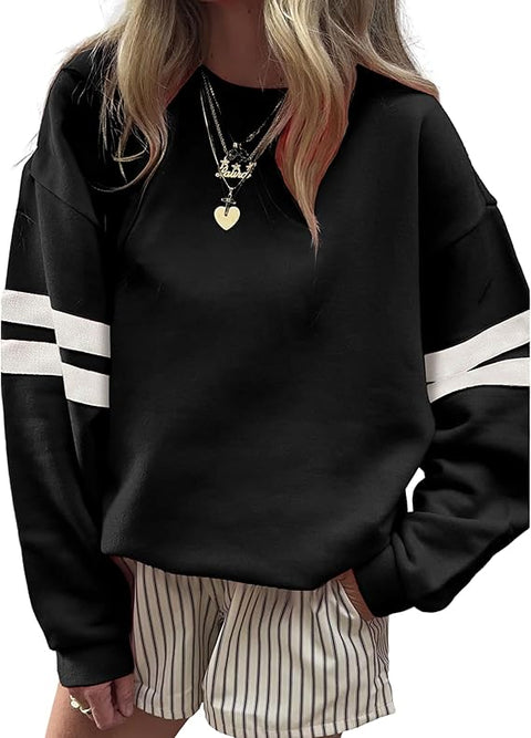 CUSTOMIZABLE VARSITY SCHOOL SPIRIT DROP SHOULDER SWEATSHIRT