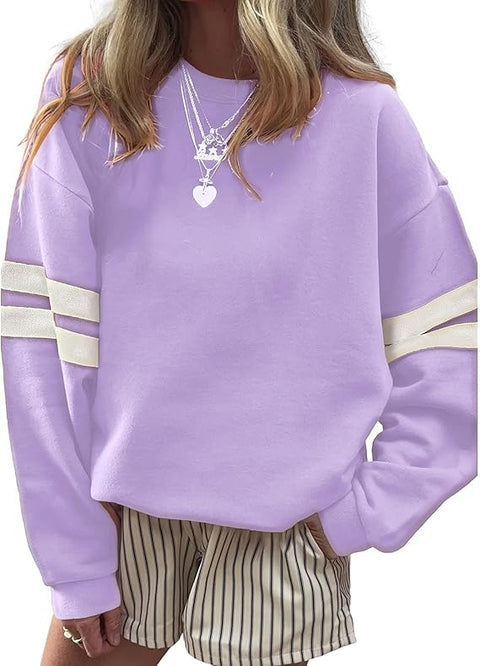 CUSTOMIZABLE VARSITY SCHOOL SPIRIT DROP SHOULDER SWEATSHIRT
