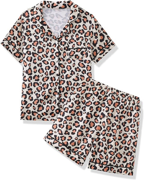 SILK SATIN PAJAMA SET - CUSTOMIZED BACK