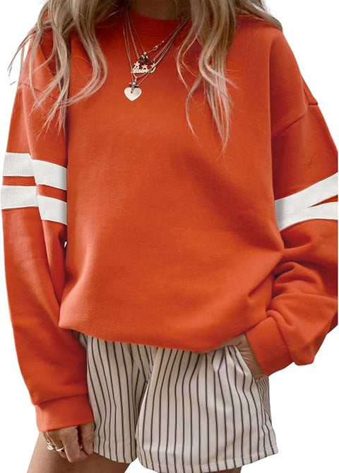 CUSTOMIZABLE VARSITY SCHOOL SPIRIT DROP SHOULDER SWEATSHIRT