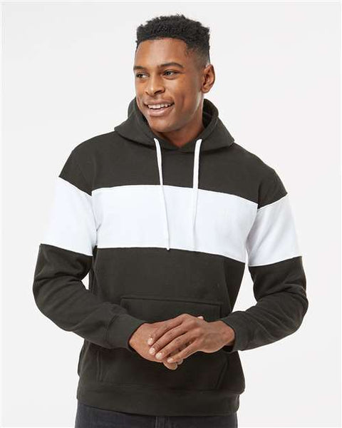 VARSITY FLEECE COLORBLOCK CUSTOMIZABLE HOODED SWEATSHIRT