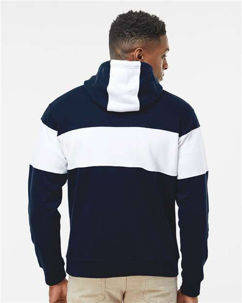 VARSITY FLEECE COLORBLOCK CUSTOMIZABLE HOODED SWEATSHIRT