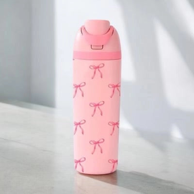 PINK COQUETTE BOW 20oz INSULATED TUMBLER