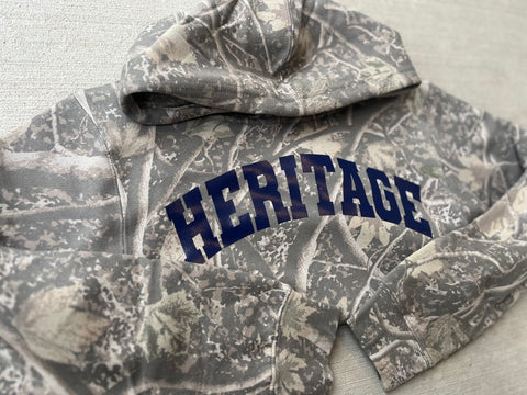 CAMOUFLAGE HOODIE WITH TEAM NAME - Youth Sizes